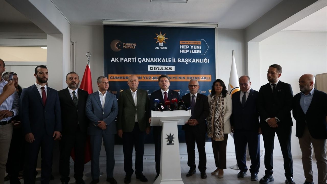 Adalet Bakanı Tunç'tan Çanakkale'de Önemli Açıklamalar