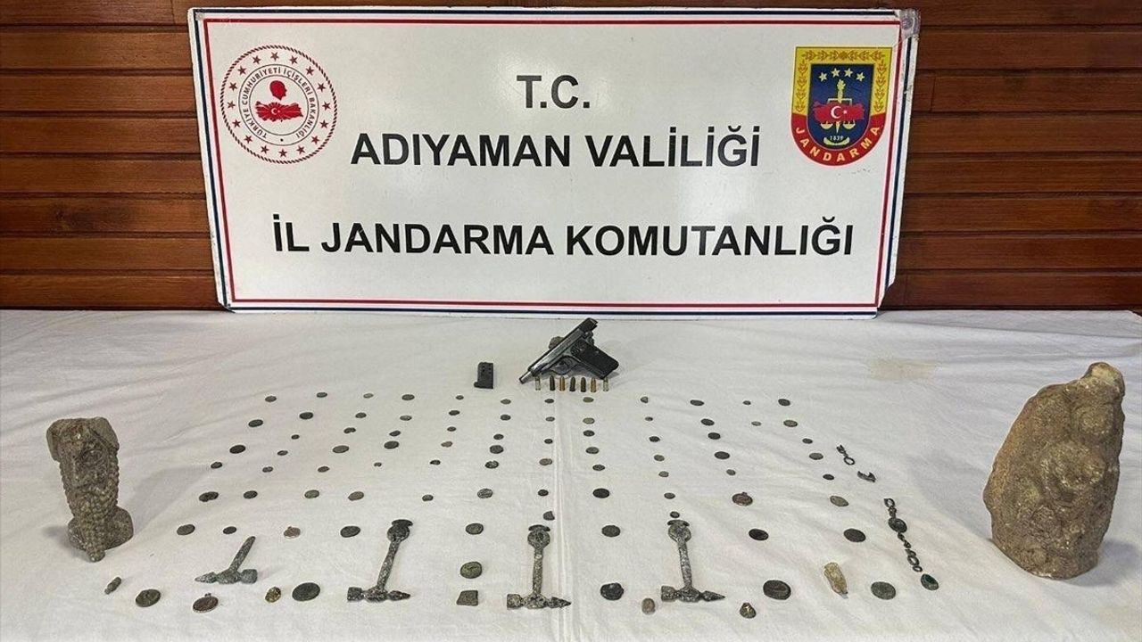Adıyaman'da Tarihi Eser Kaçakçılığına Operasyon