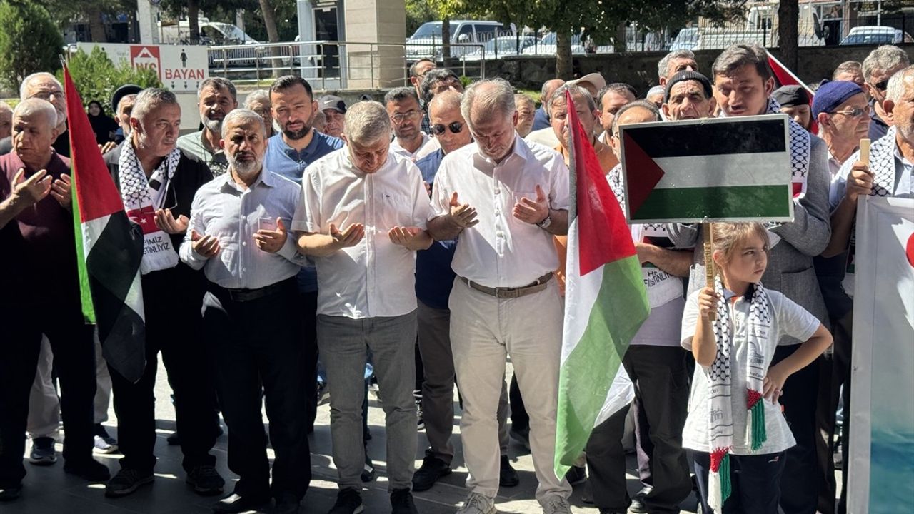 Afyonkarahisar'da Filistin'e Destek Gösterisi