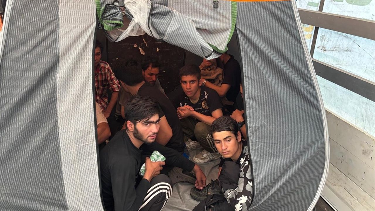 Amasya'da Düzensiz Göçmen Operasyonu