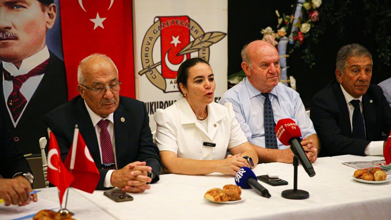 Ayyüce Türkeş Taş, Adana'da Gazetecilerle Buluştı