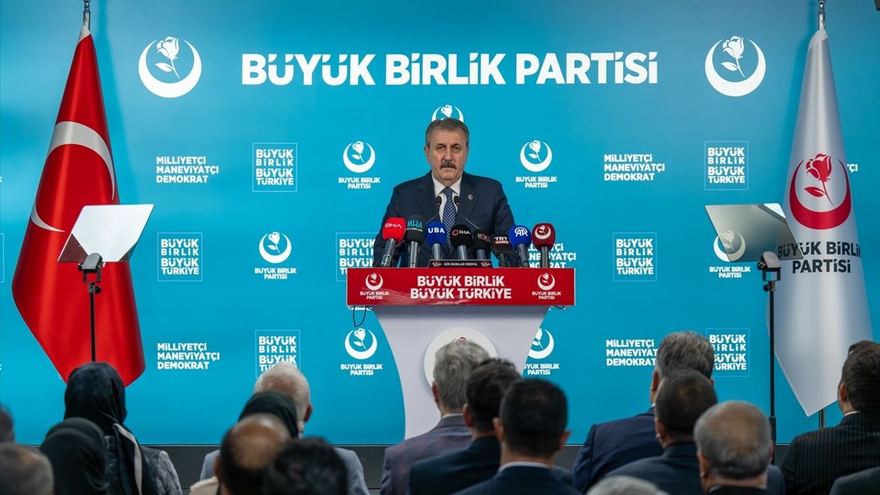 BBP Genel Başkanı Destici'den Gazze ve Suriye Açıklamaları
