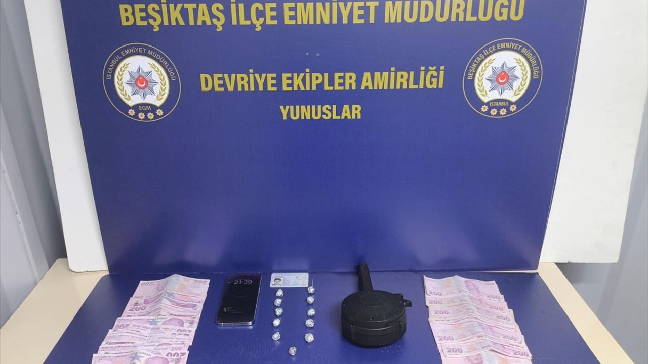 Beşiktaş'ta Uyuşturucu ve Şarjör Bulunan Araçla İlgili Operasyon