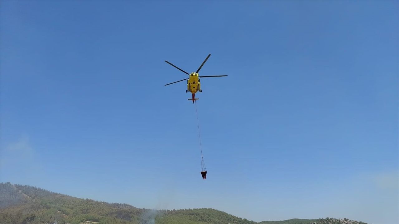 Buldan'daki Orman Yangınında Müdahale Devam Ediyor