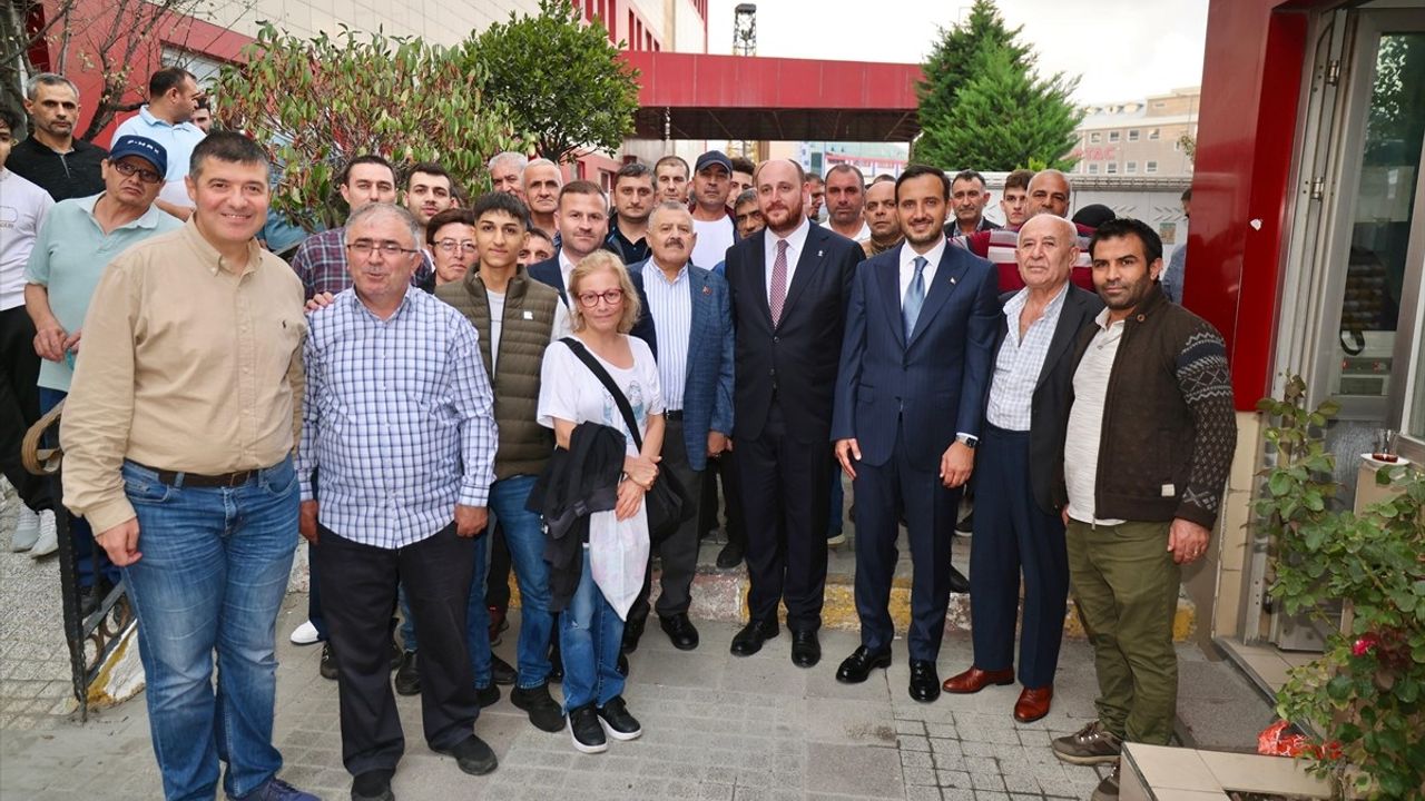 Büyükgümüş, Arnavutköy'de Fabrika İşçileriyle Buluştu