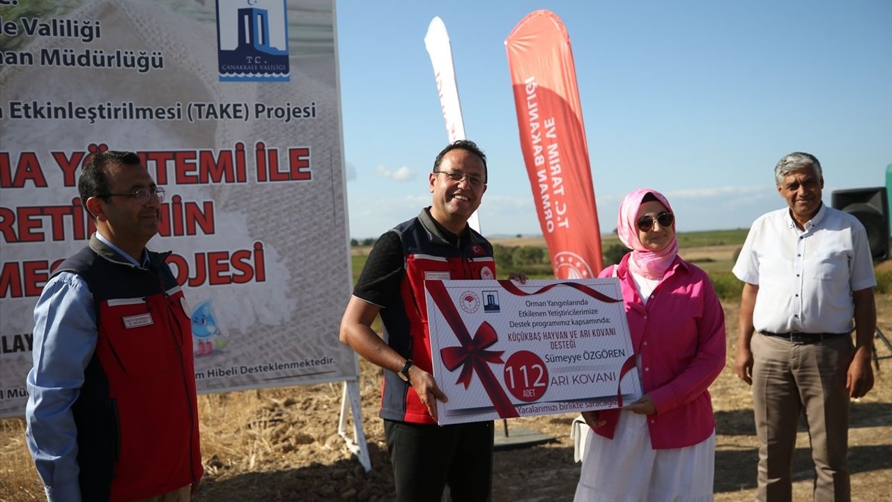 Çanakkale'de Çeltik Hasadı Tarla Günü Etkinliği