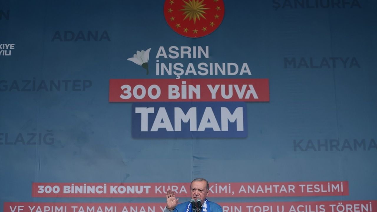 Cumhurbaşkanı Erdoğan, Malatya'da 300 Bininci Afet Konutu Açılış Töreni'nde Konuştu