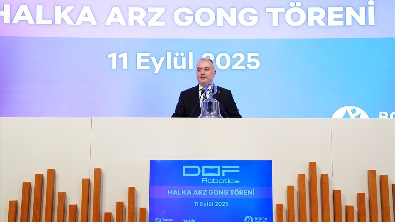 DOF Robotik Sanayi AŞ Halka Arzıyla Borsa İstanbul'da İşlem Görmeye Başladı