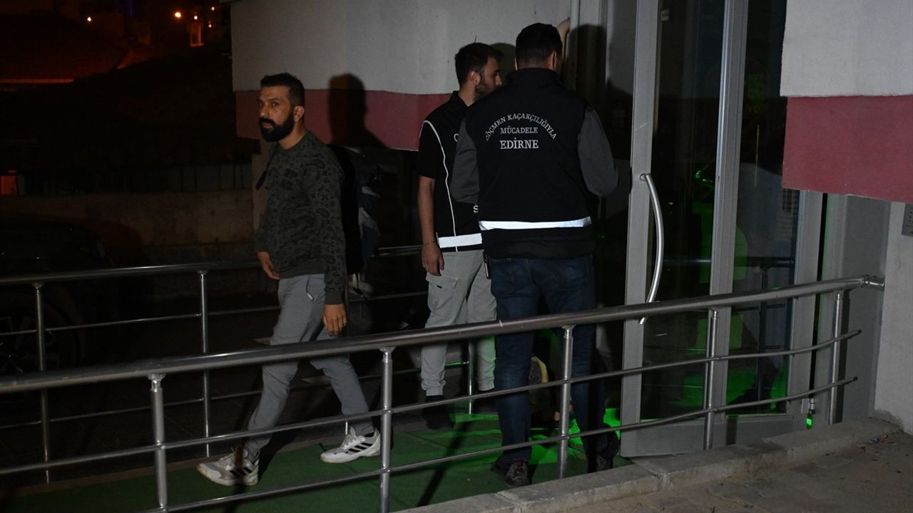 Edirne'de 31 Düzensiz Göçmen Yakalandı