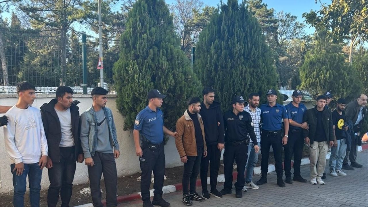 Edirne'de Düzensiz Göçmen Operasyonu