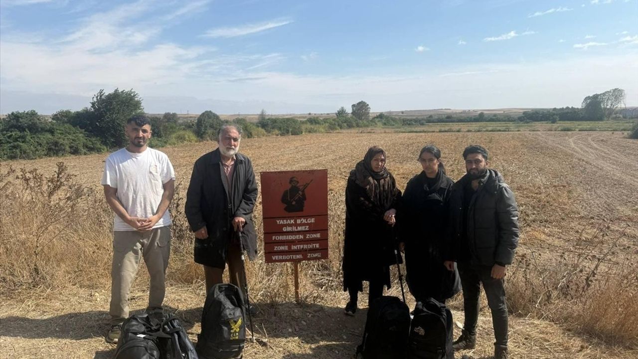 Edirne ve Kırklareli'nde 11 Düzensiz Göçmen Yakalandı