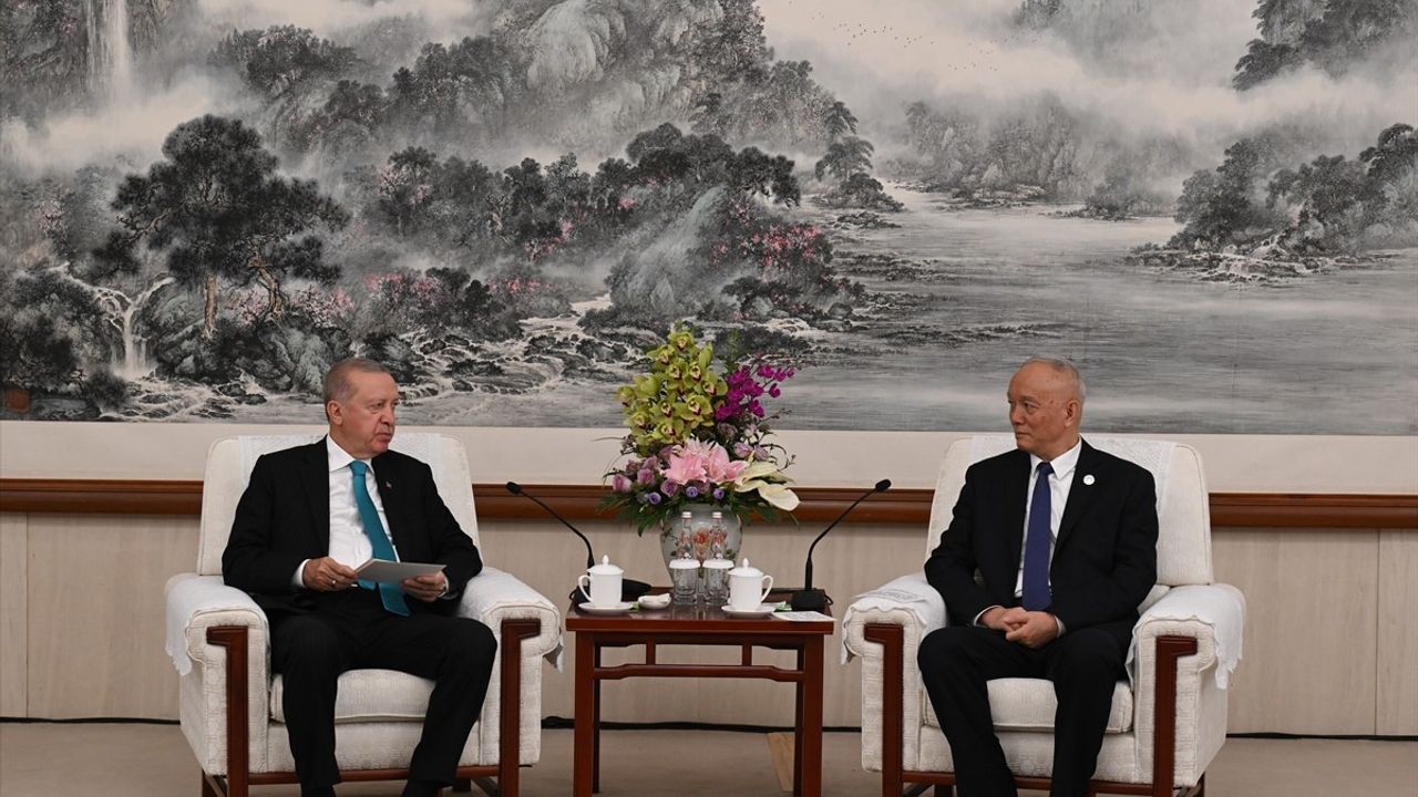 Erdoğan, Çin Komünist Partisi Lideri ile İşbirliği Vurgusu Yaptı