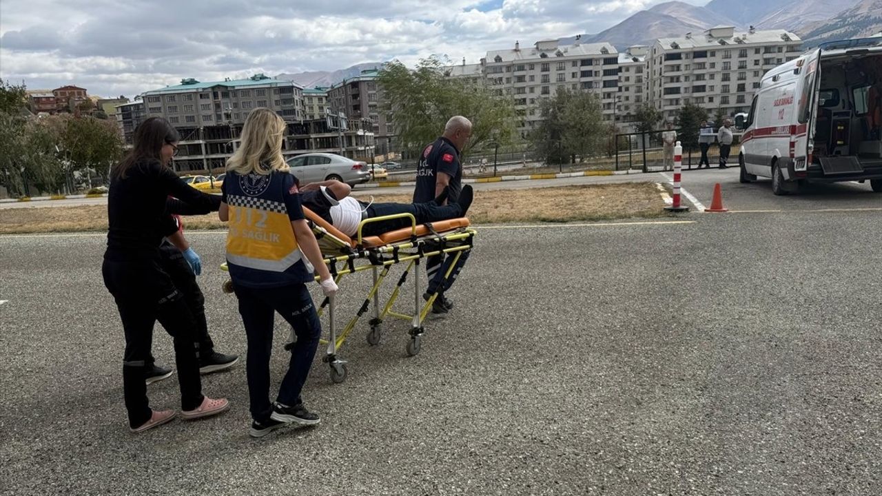 Erzurum'da Ambulans Helikopter Kriz Anında Hızlı Müdahale Sağladı