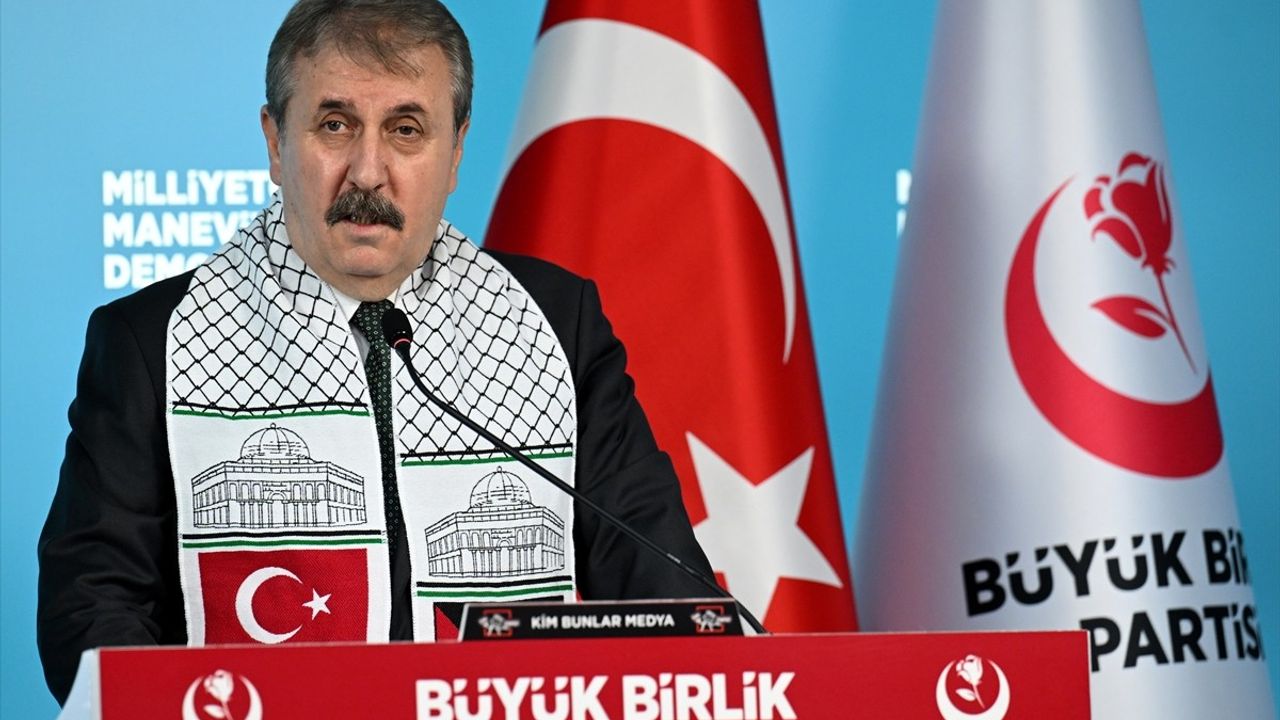 Filistin Büyükelçisi Faed Mustafa'dan BBP Genel Başkanı Mustafa Destici'ye Ziyaret