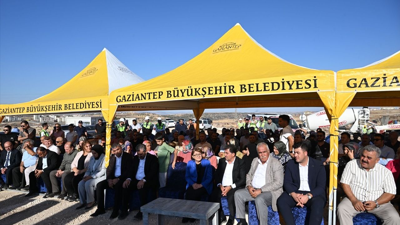 Gaziantep'te Temel Atma Töreni Düzenlendi