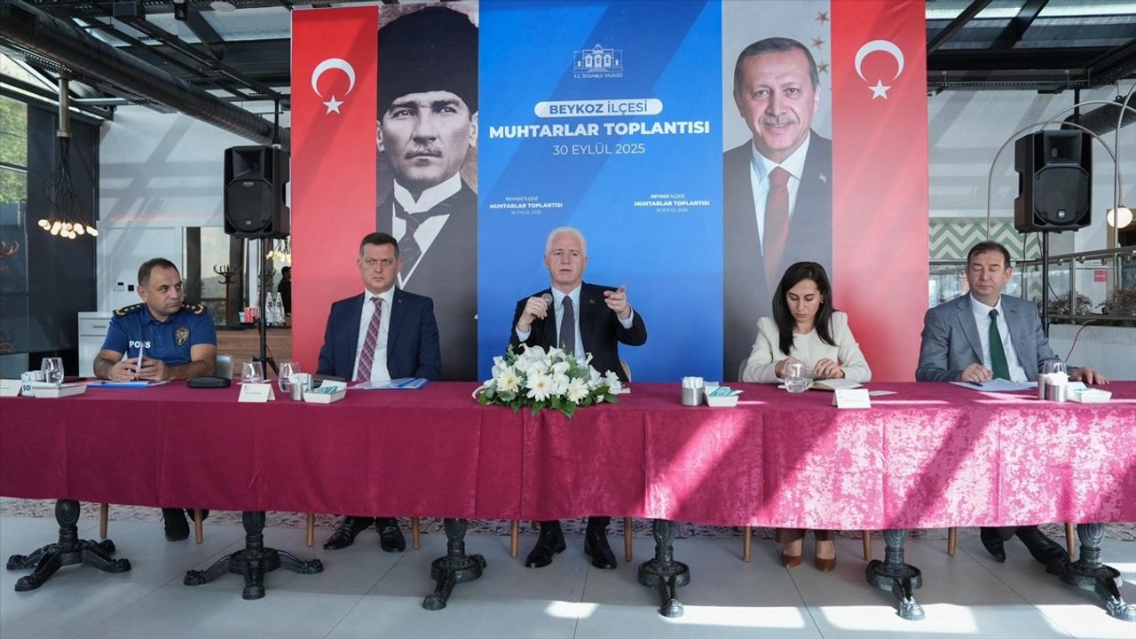 İstanbul Valisi Gül, Beykoz'daki İstişare Toplantısına Katıldı