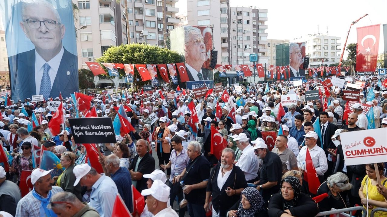 İYİ Parti'den Mersin Mitingi: Üretim ve Adalet Vurgusu