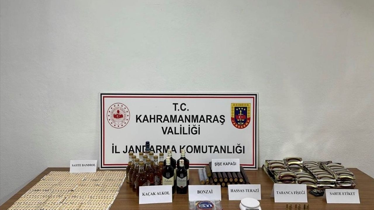 Kahramanmaraş'ta Kaçak İçki ve Uyuşturucu Operasyonu