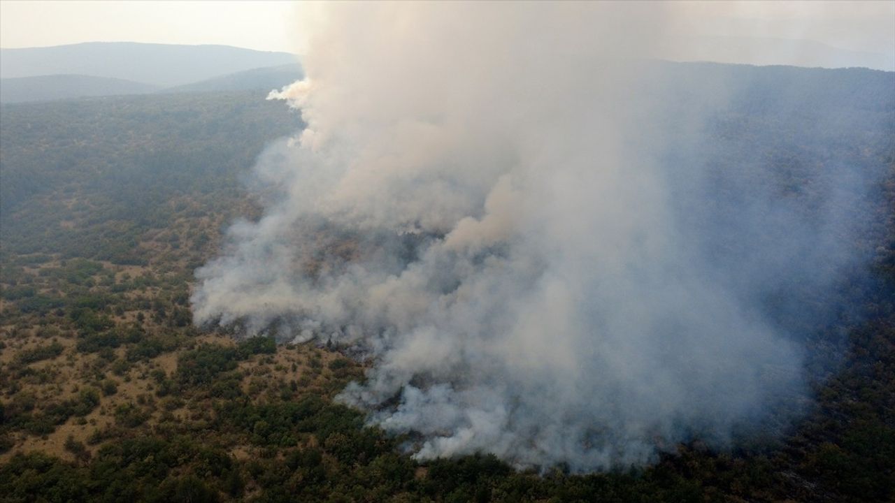 Karabük'te Orman Yangınına Müdahale Devam Ediyor