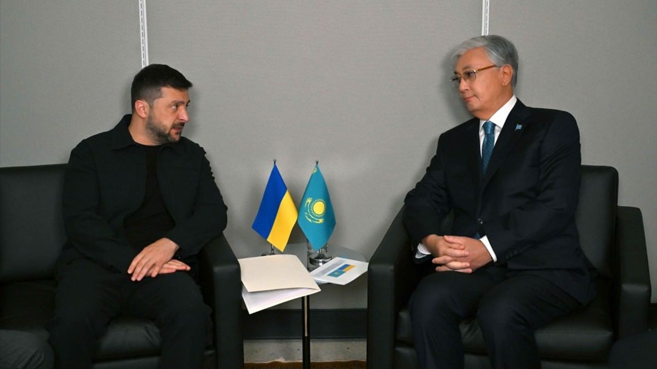 Kazakistan ve Ukrayna Liderleri New York'ta Buluştu