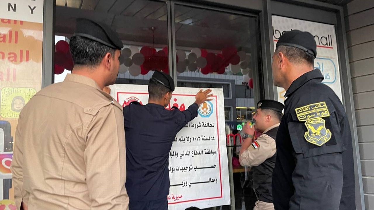 Kerkük'te 80'den Fazla İşyeri Yangın Riski Nedeniyle Kapatıldı