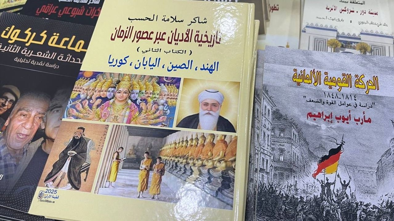 Kerkük'te Uluslararası Kitap ve Teknoloji Fuarı Açıldı
