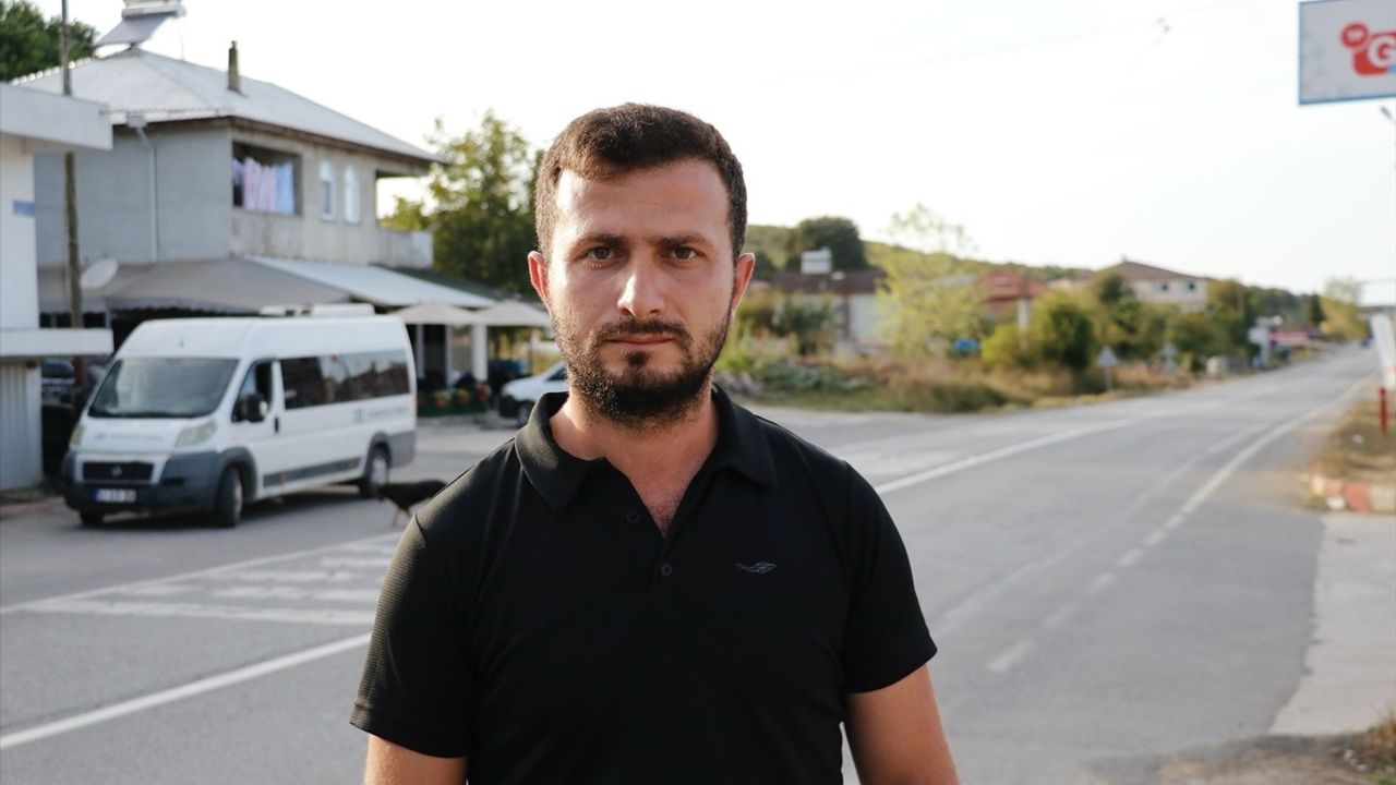 Kocaeli'de Otomobil Yayaya Çarptı: Güvenlik Kamerası Anbean Kaydetti