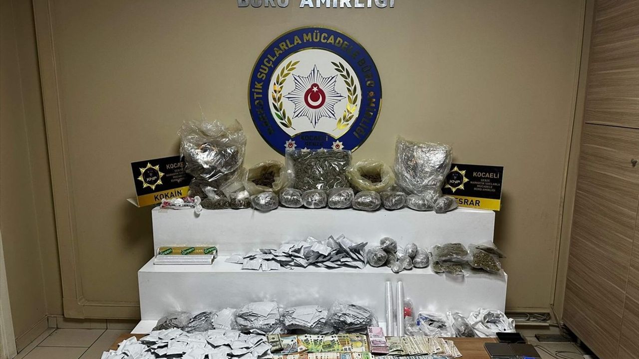 Kocaeli'de Uyuşturucu Operasyonu: 3 Şüpheli Tutuklandı