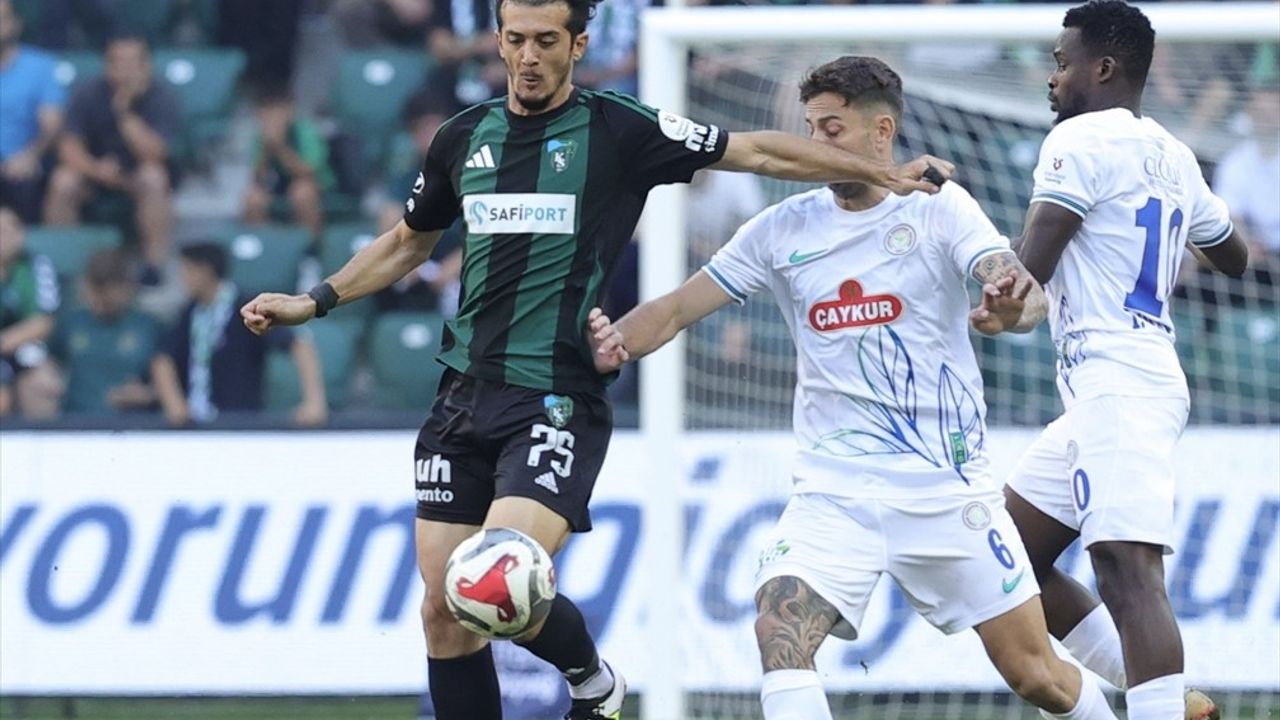 Kocaelispor ve Çaykur Rizespor 1-1 Beraber Kaldı