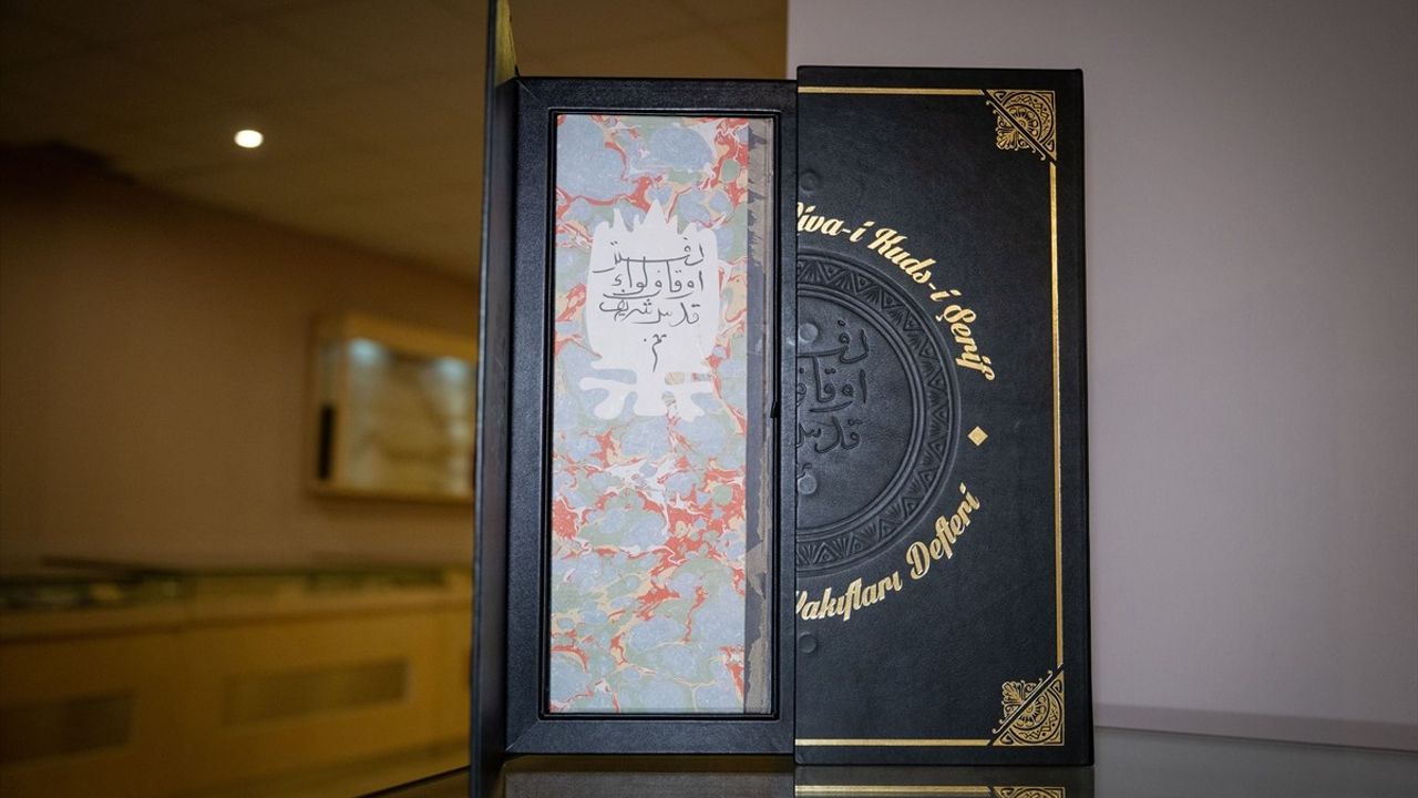 Kudüs Tapu ve Vakıf Belgeleri Arşivde Korunuyor