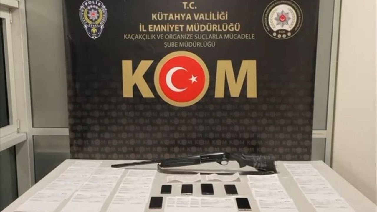 Kütahya'da Suç Örgütüne Operasyon: 7 Zanlıdan 6'sı Tutuklandı