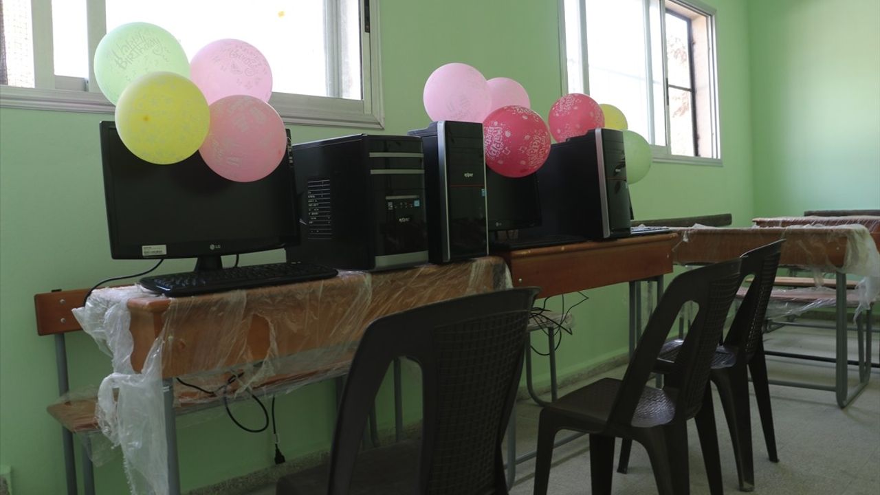 Lazkiye'de Onarılan Okul Açıldı