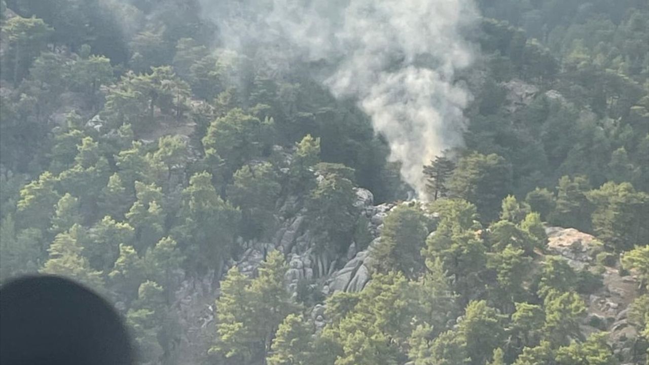 Manavgat'ta Orman Yangını Kontrol Altına Alındı