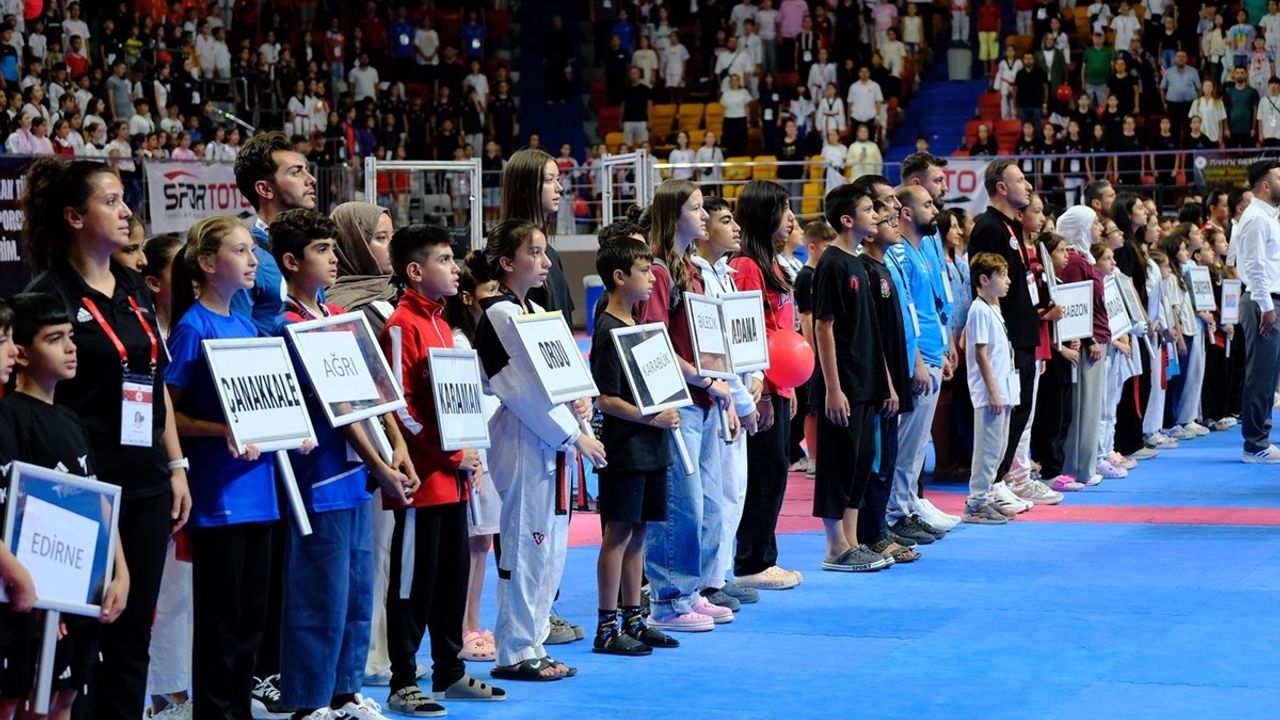Minikler Türkiye Tekvando Şampiyonası'nda Rekor Katılım