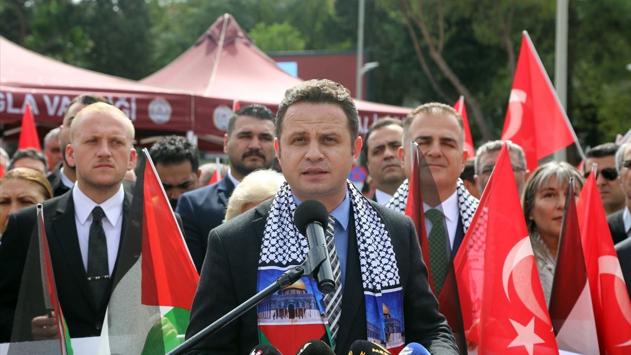 Muğla'da Küresel Sumud Filosu'na Destek Büyüyor