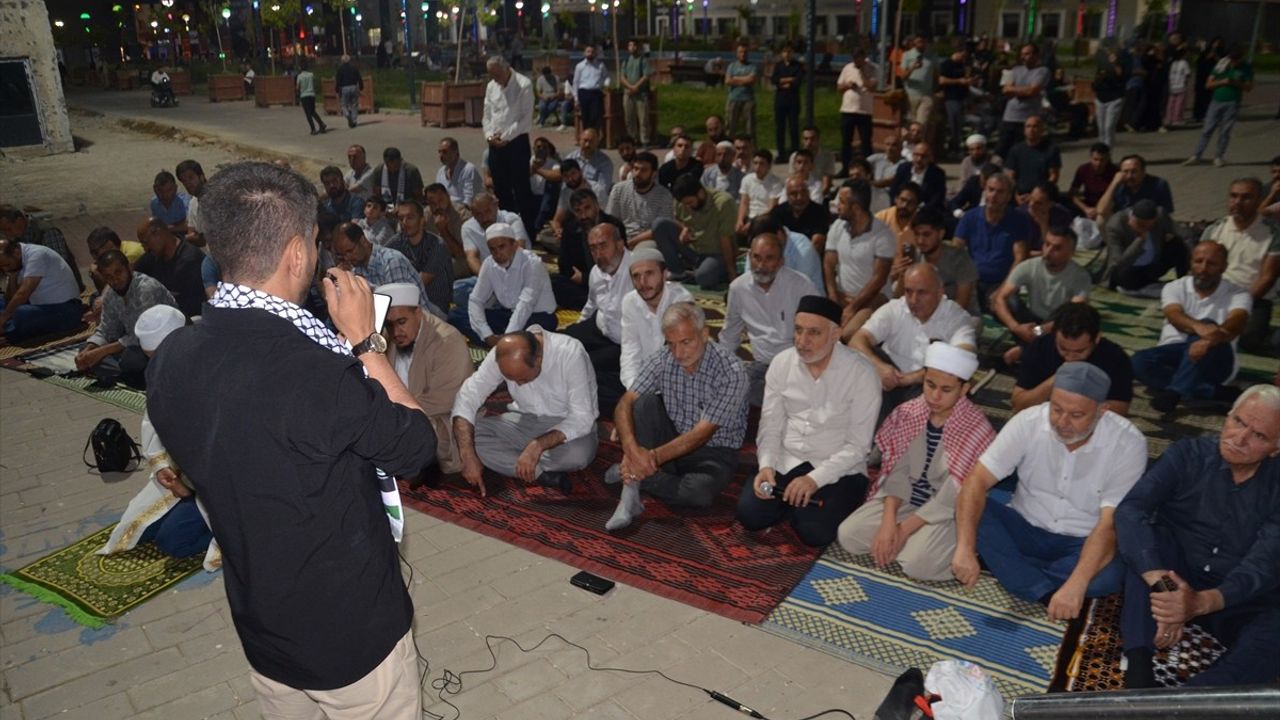 Muş'ta Filistin'e Destek Açıklaması