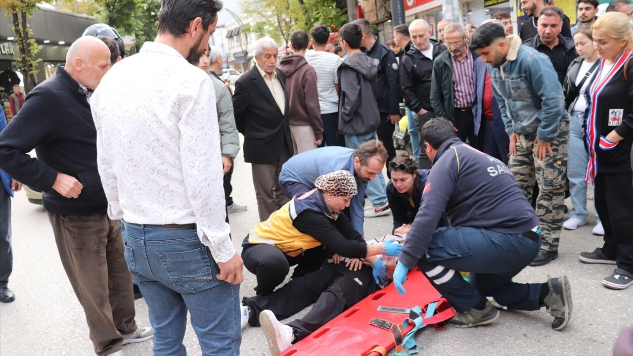 Ordu'da Bisikletli Çocuğa Araç Çarptı