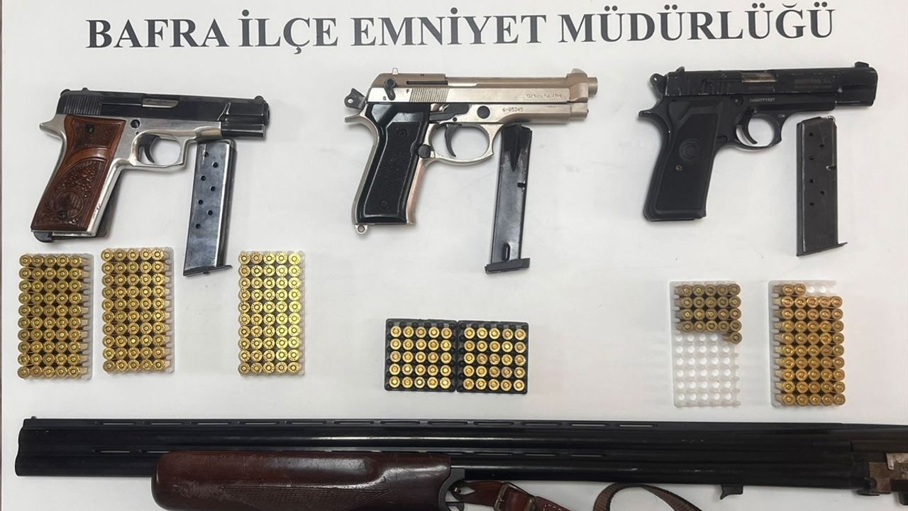 Samsun'da Silah Kaçakçılığı Operasyonu: 4 Gözaltı