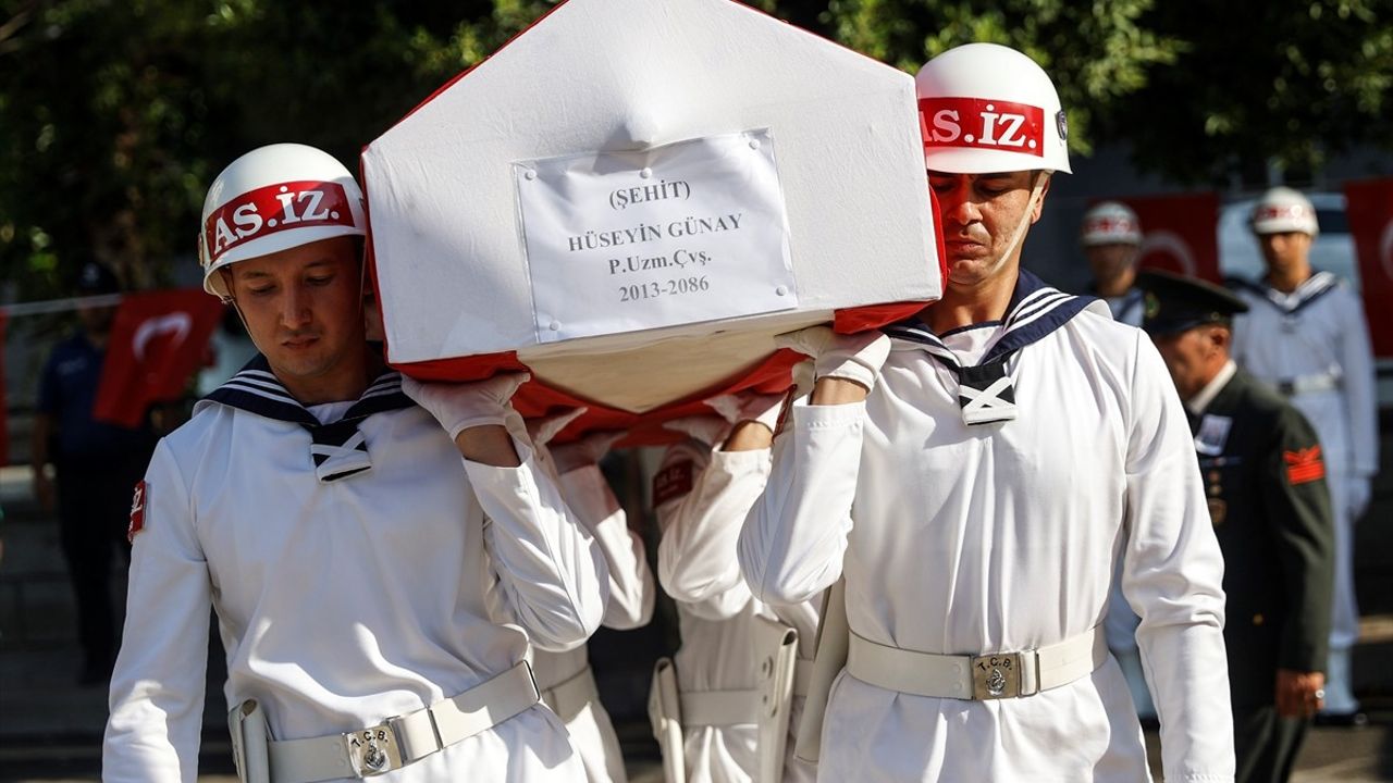 Şehit Piyade Uzman Çavuş Hüseyin Günay'ın Cenaze Töreni