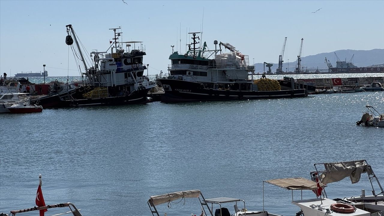 Tekirdağ'da Poyrazın Denizdeki Etkileri