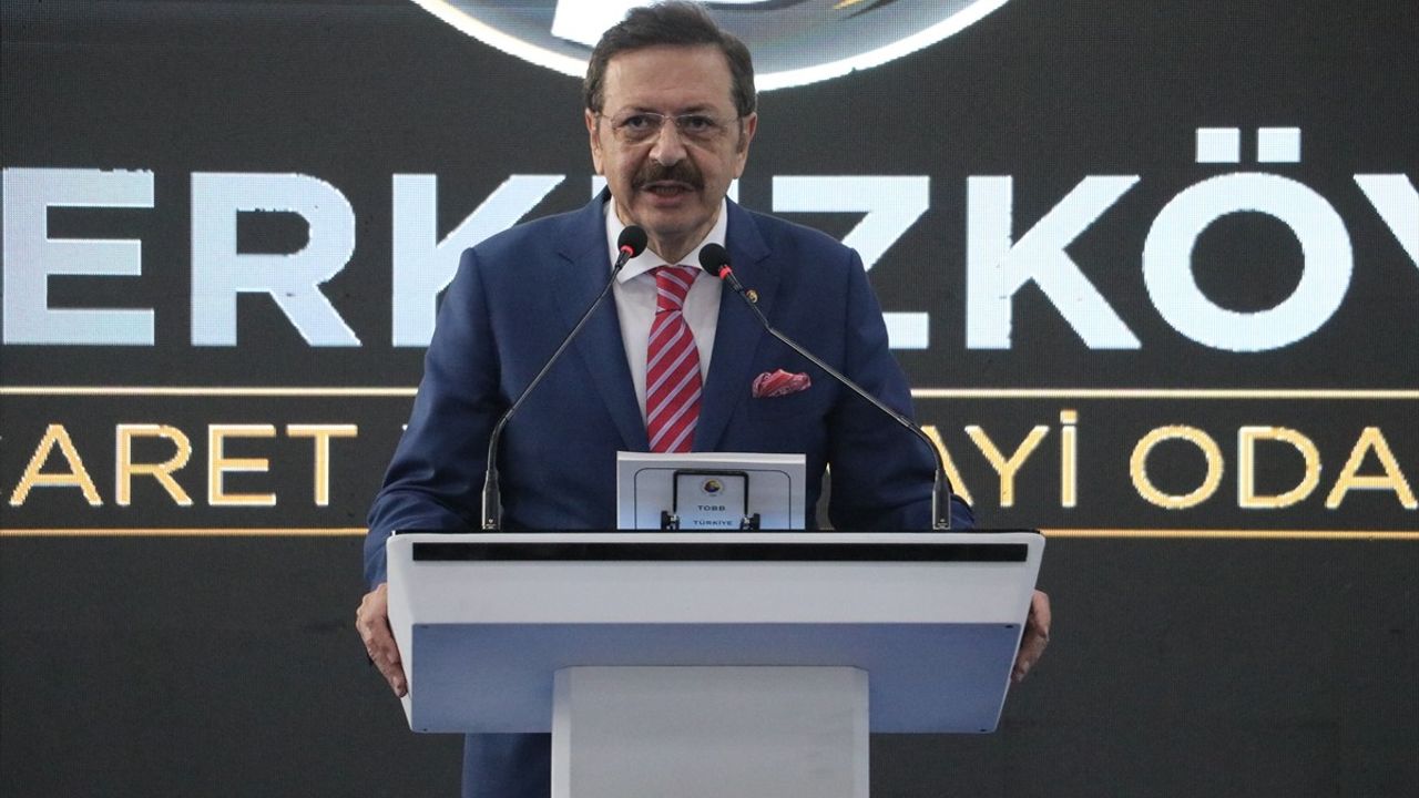 TOBB Başkanı Hisarcıklıoğlu Tekirdağ’da Okul ve Fuar Açılışında