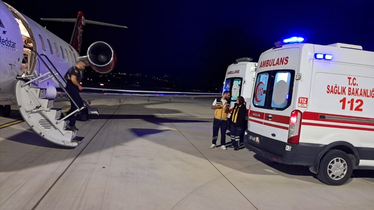 Tokat'tan Ankara'ya Ambulans Uçakla Bebek Sevk Edildi