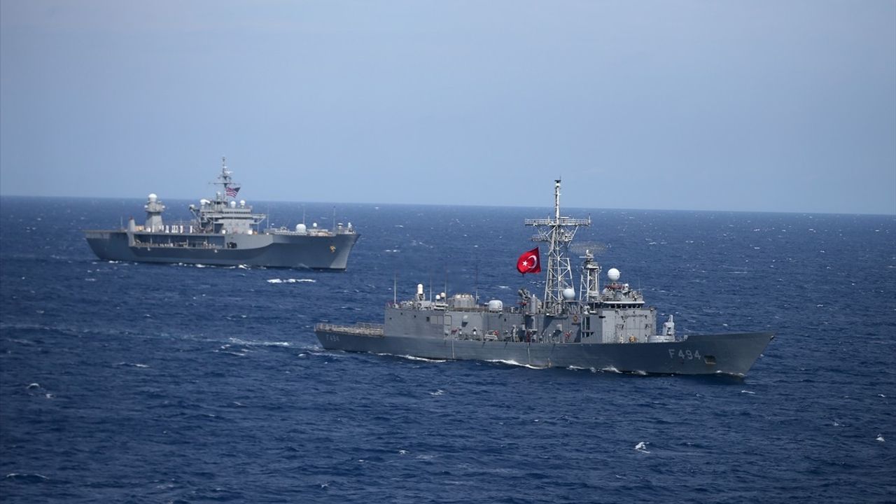 Türk Deniz Kuvvetleri Anadolu Görev Grubu 'Neptune Strike 25.3' Tatbikatında