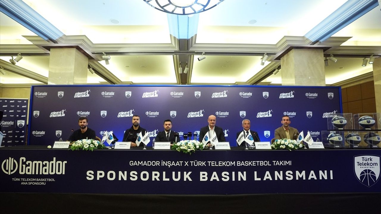 Türk Telekom Basketbol Takımı Gamador İnşaat ile Sponsorluk Anlaşması İmzaladı