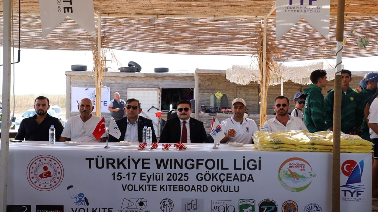 Türkiye Wingfoil Ligi'nin 3. Ayağı Gökçeada'da Gerçekleşti