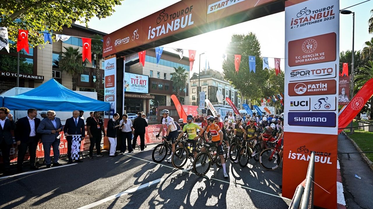 Uluslararası İstanbul Bisiklet Turu'nda Son Etap Start Aldı