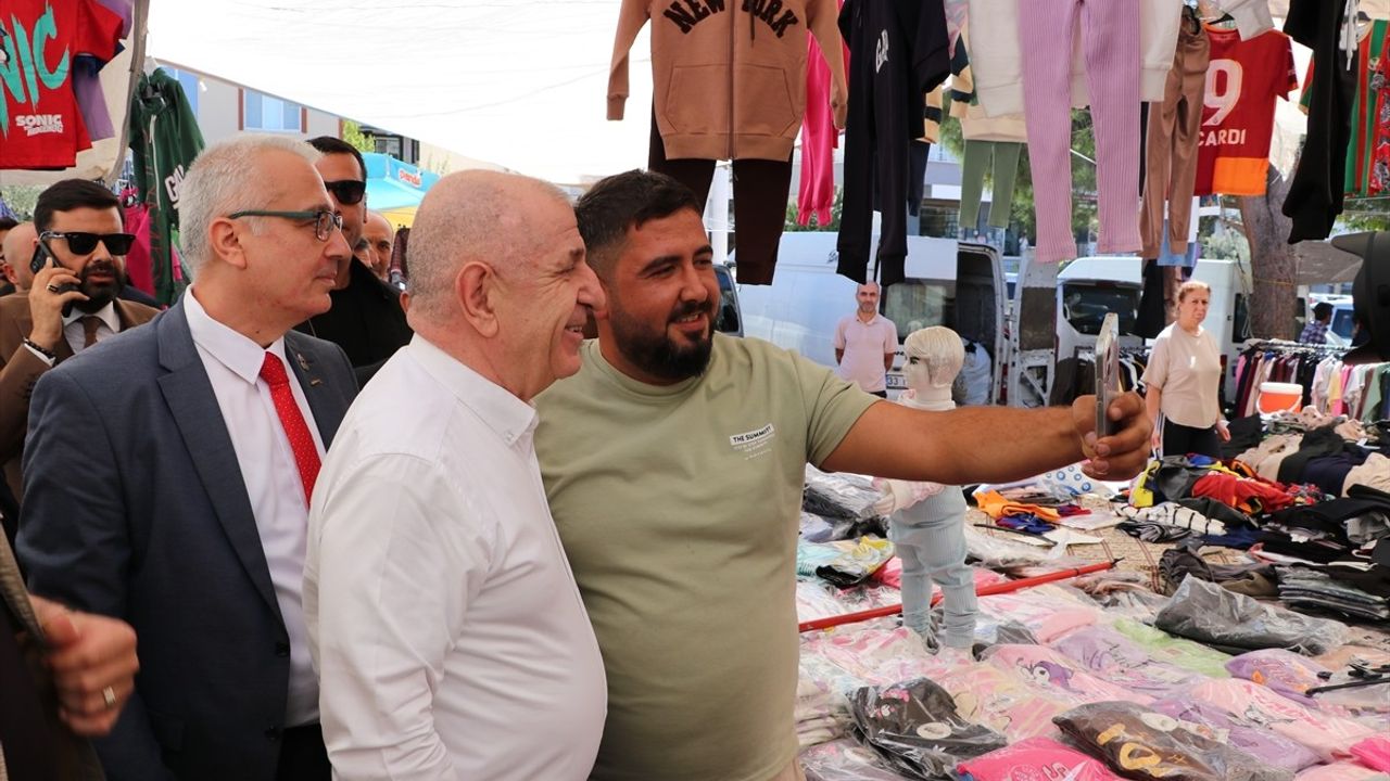 Ümit Özdağ Gaziantep'te Semt Pazarını Ziyaret Etti