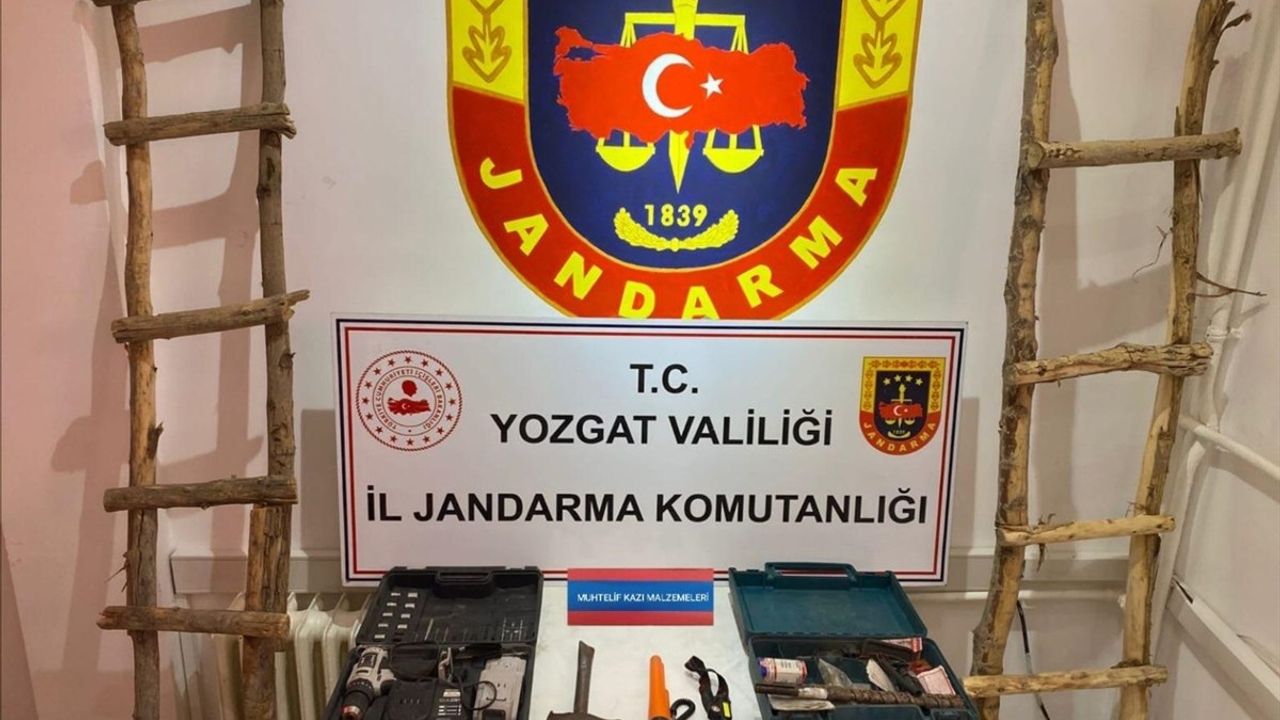 Yozgat'ta İzinsiz Kazı Operasyonu: 4 Şüpheli Yakalandı