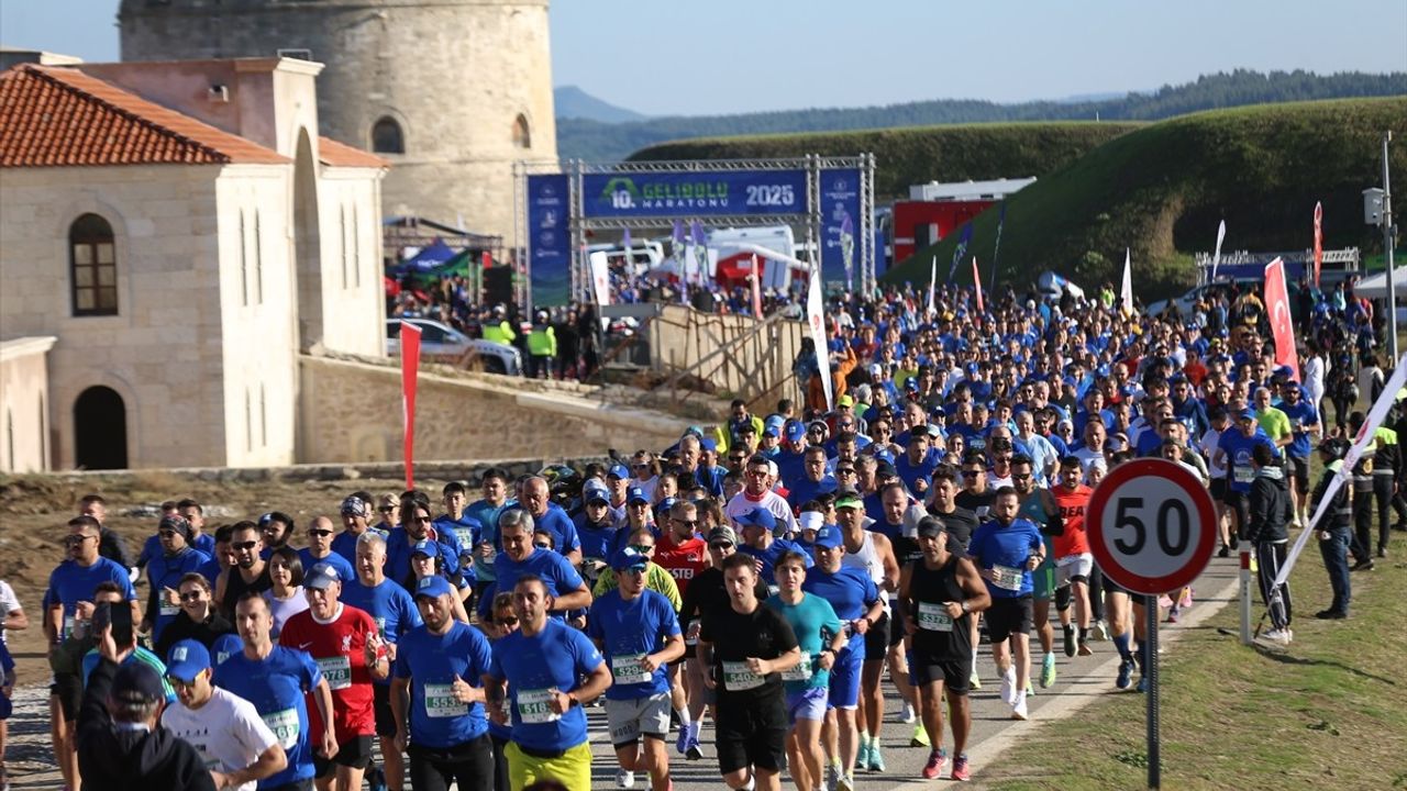 10. Uluslararası Gelibolu Maratonu Sonuçlandı