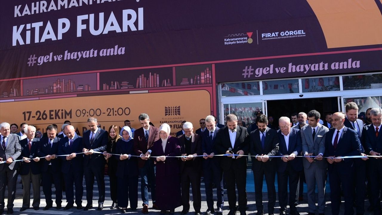 10. Uluslararası Kahramanmaraş Kitap Fuarı Açıldı